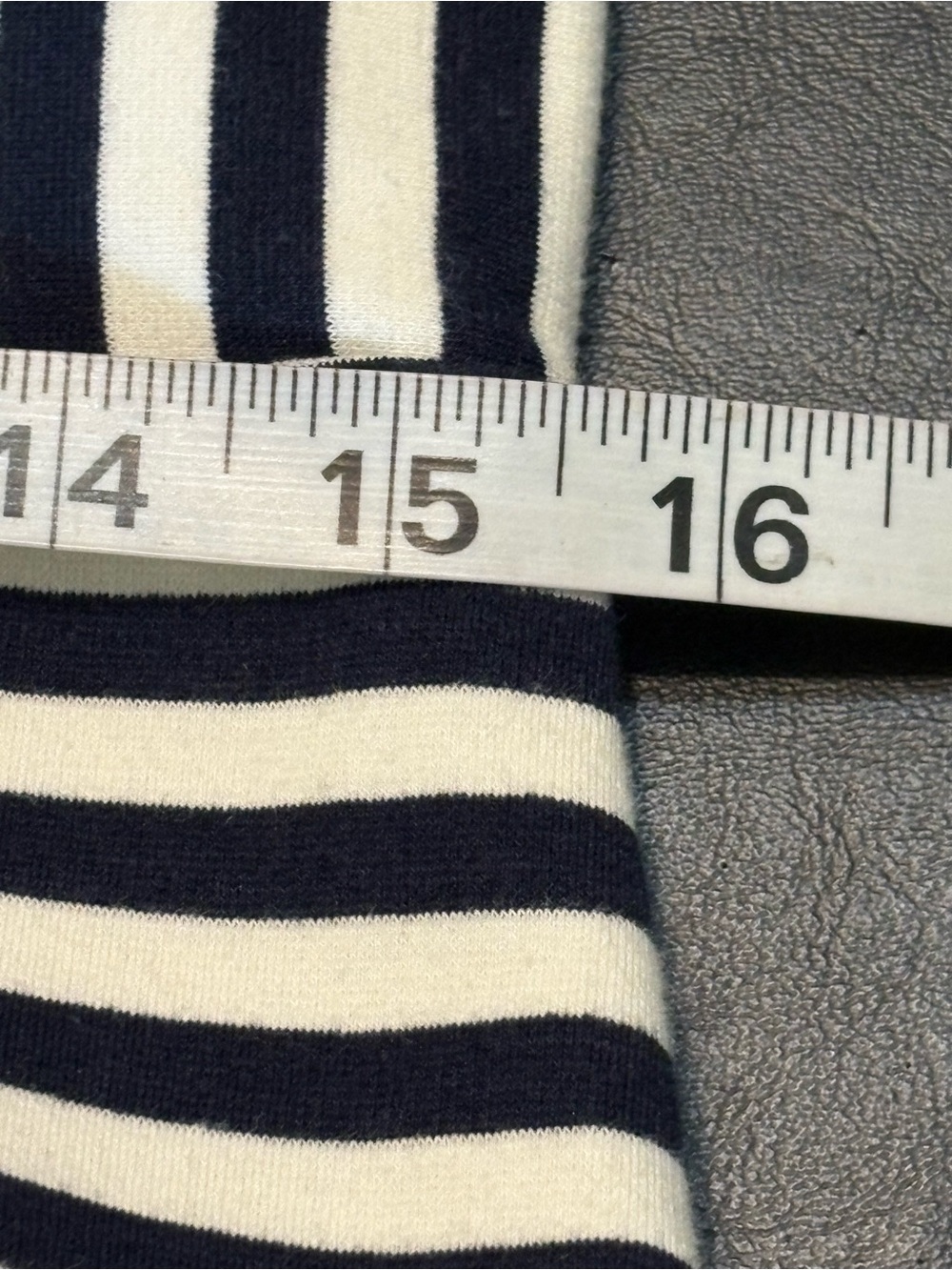 Tabitha Black and White Striped Midi Dress with Denim Patch Pockets - Picture 11 of 13